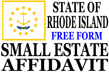 Small Estate Affidavit Rhode Island